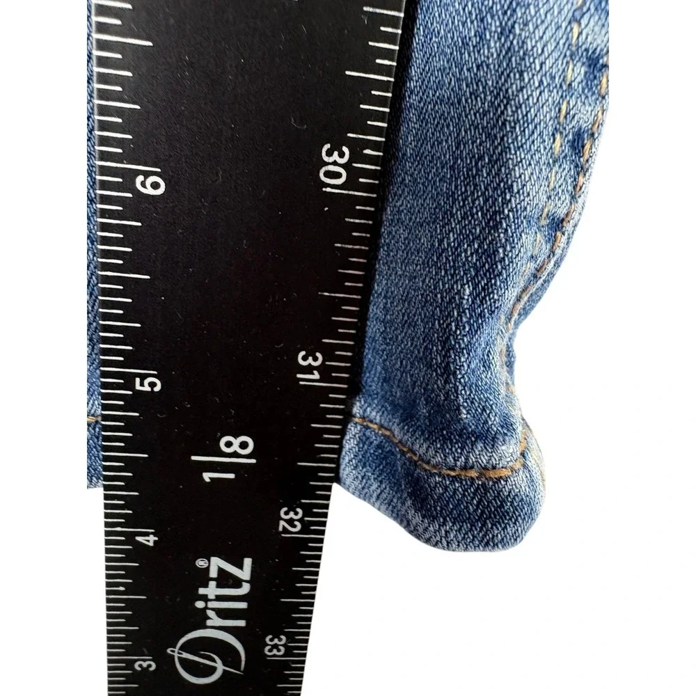 Seven7 Straight Fit Jeans Men 36x34 Blue Denim Cotton Stretch Medium Wash Casual